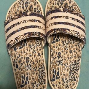 Adidas + Farm Rio Platform Slides